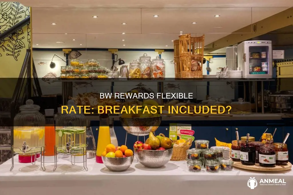 does bw rewards flexible rate include breakfast