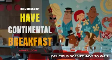 Cabana Bay's Breakfast: Continental Options Available?
