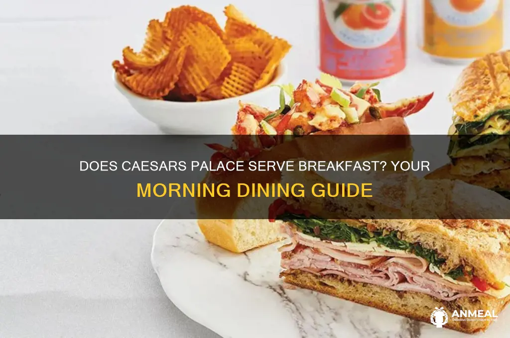 does caesars palace have breakfast