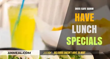 Exploring Cafe Sabor's Lunch Specials: A Comprehensive Guide