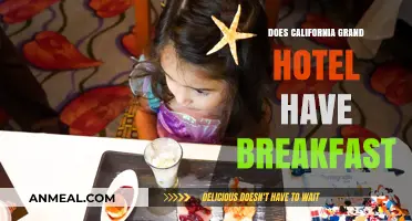 California Grand Hotel: Breakfast Included or Not?