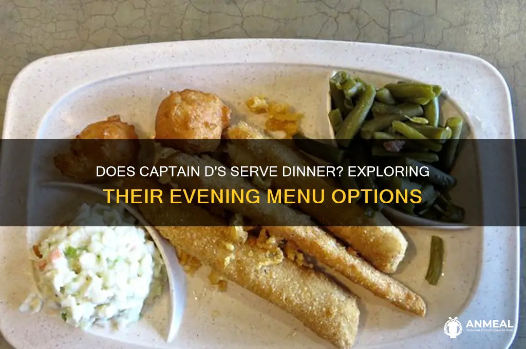 does captain ds have dinner