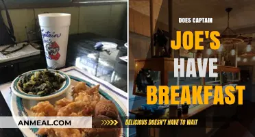 Captain Joe's Breakfast: What's on the Menu?
