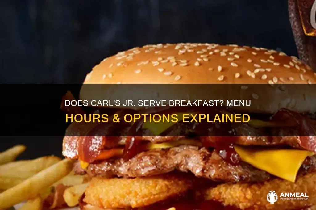 does carls jr have breakfast