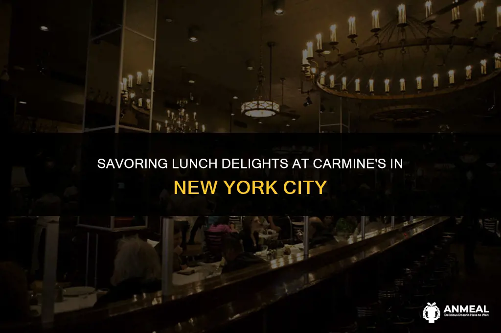 does carmines in ny cater lunch