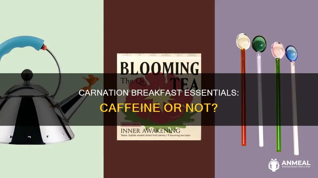 does carnation breakfast essentials have caffeine
