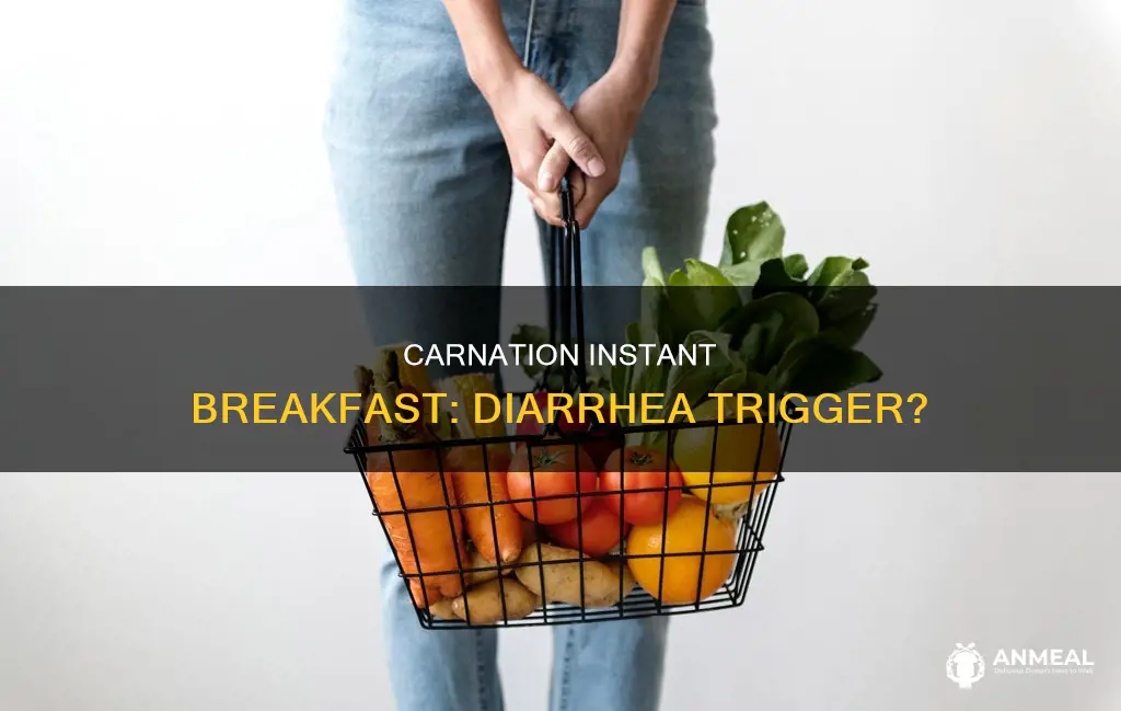 does carnation instant breakfast cause diarrhea