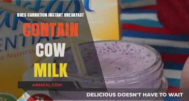 Carnation Instant Breakfast: Is Cow Milk Used?