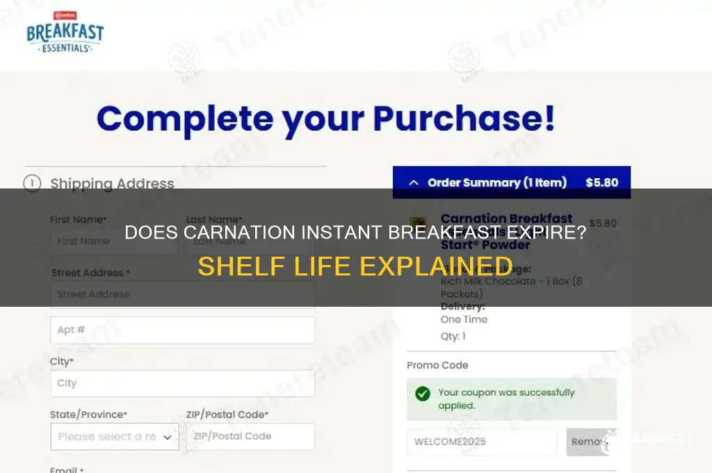 does carnation instant breakfast expire