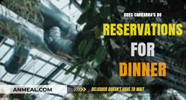 Does Carrabba's Accept Dinner Reservations? A Complete Guide