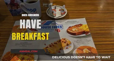 Does Checkers Serve Breakfast? Exploring Morning Menu Options Available