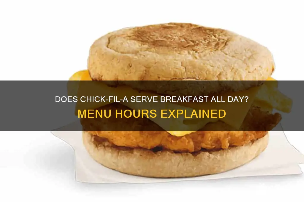 does chick fil a breakfast