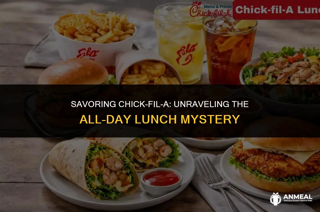 does chick fil a do all day lunch