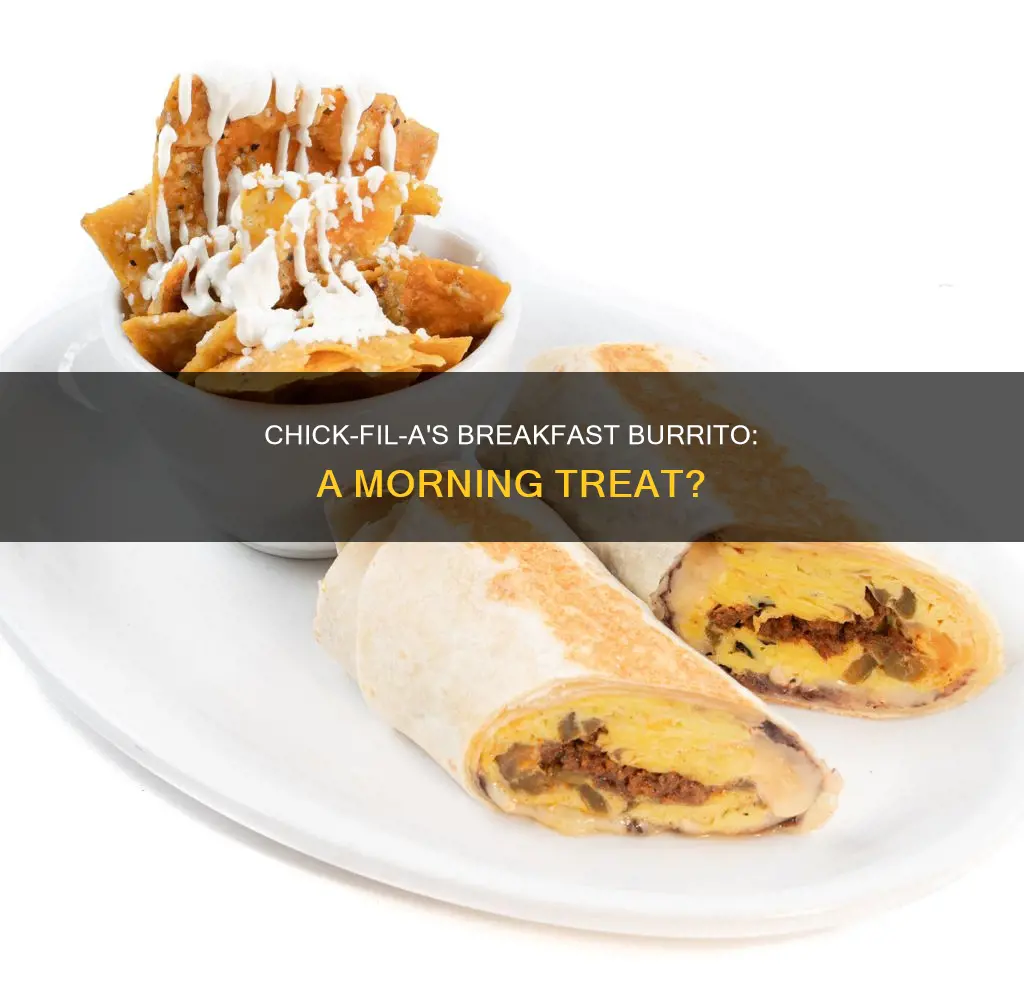 does chick fil a have a breakfast burrito