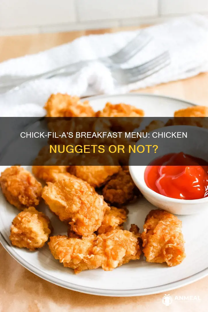 does chick fil a have chicken nuggets for breakfast