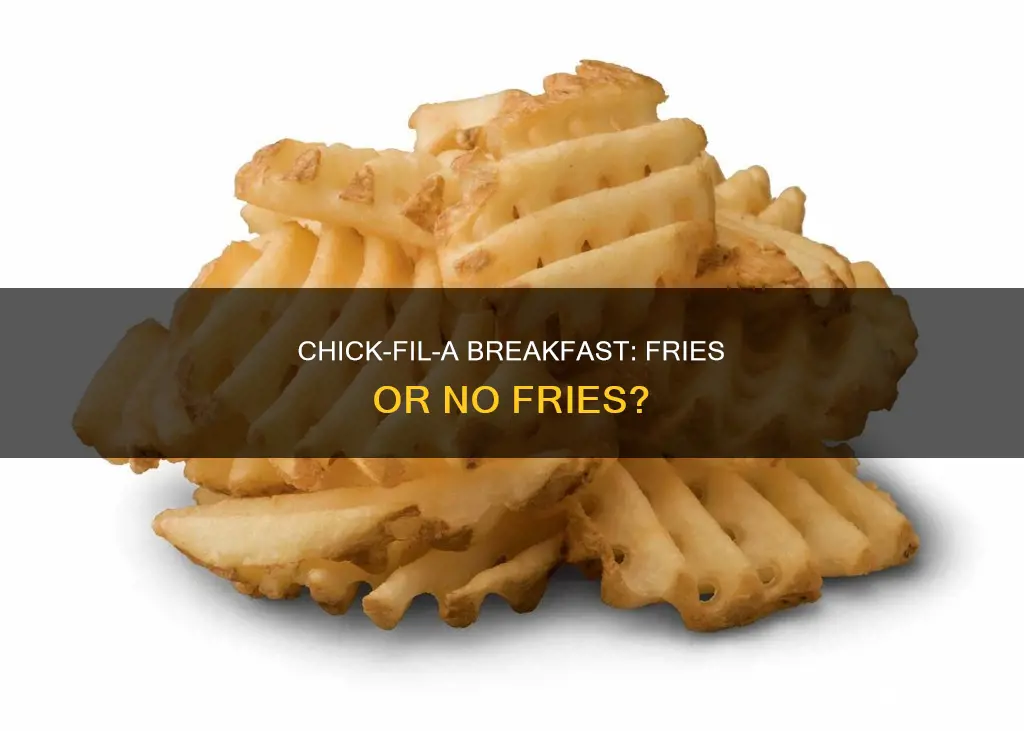 does chick fil a have fries during breakfast