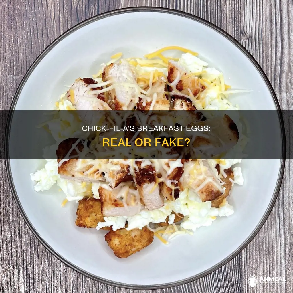 does chick fil a use real eggs for breakfast