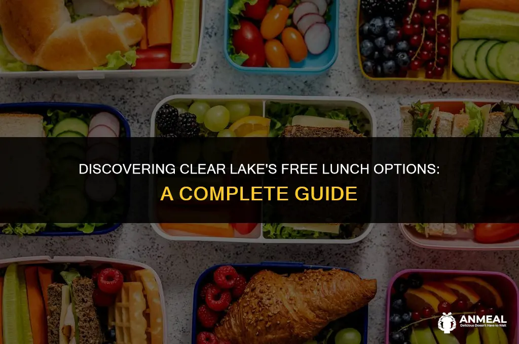 does clear lake offer free lunches