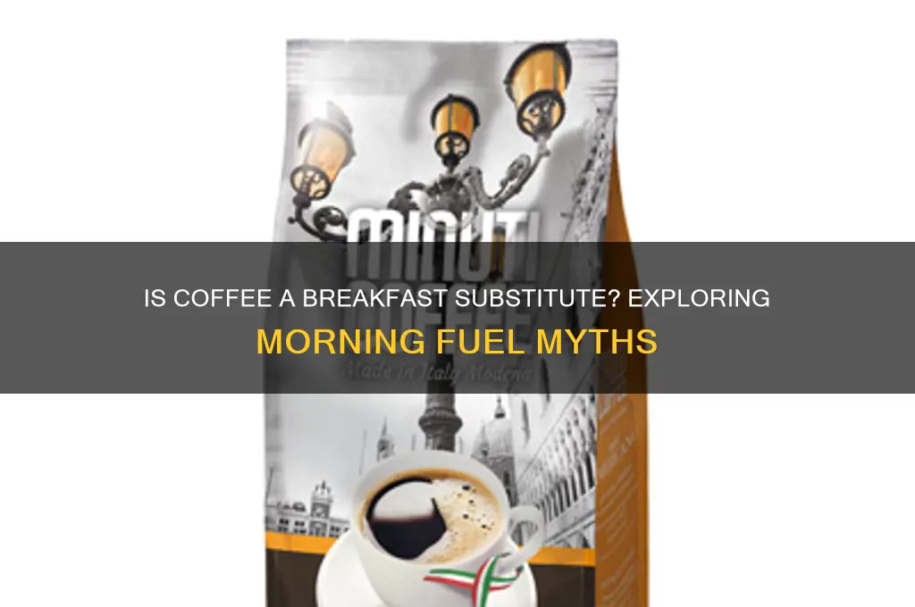 does coffee count as breakfast