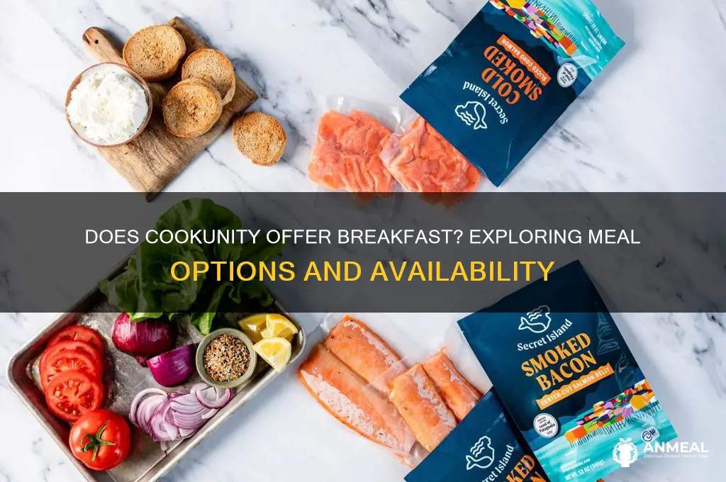 does cookunity have breakfast