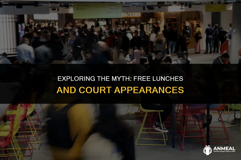 does court give you free lunch