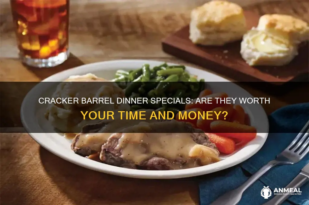 does cracker barrel dinner specials