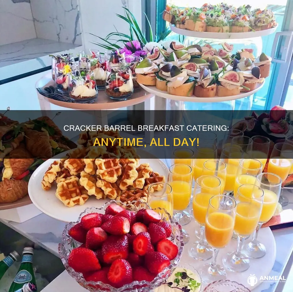 does cracker barrel do breakfast catering all day
