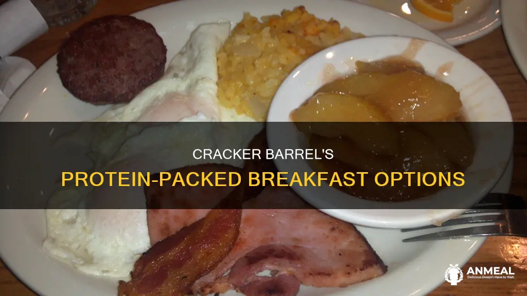 does cracker barrel have an all protein breakfast