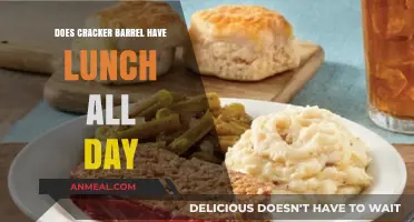 Savoring Comfort: Cracker Barrel's All-Day Lunch Delights