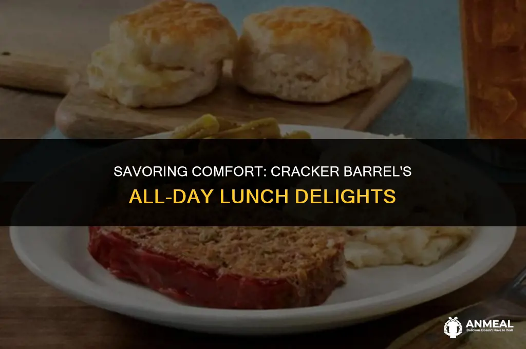 does cracker barrel have lunch all day