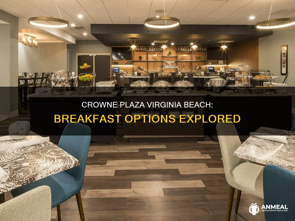 does crowne plaza virginia beach town center have continental breakfast