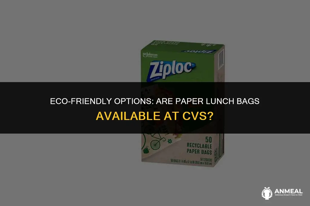 does cvs sell paper lunch bags
