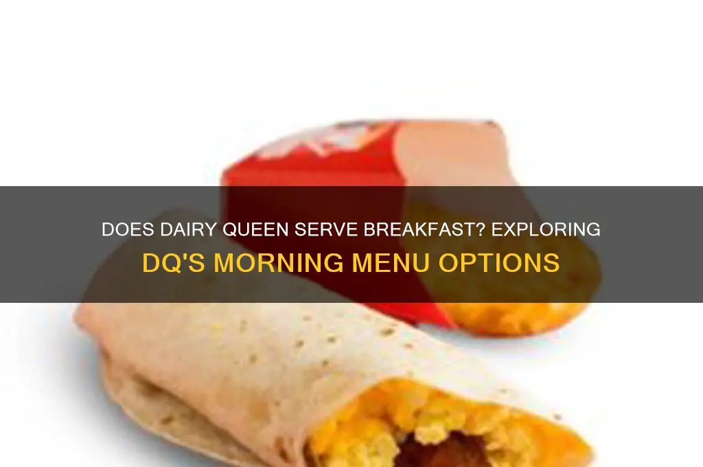 does daiey queen setv3 breakfast