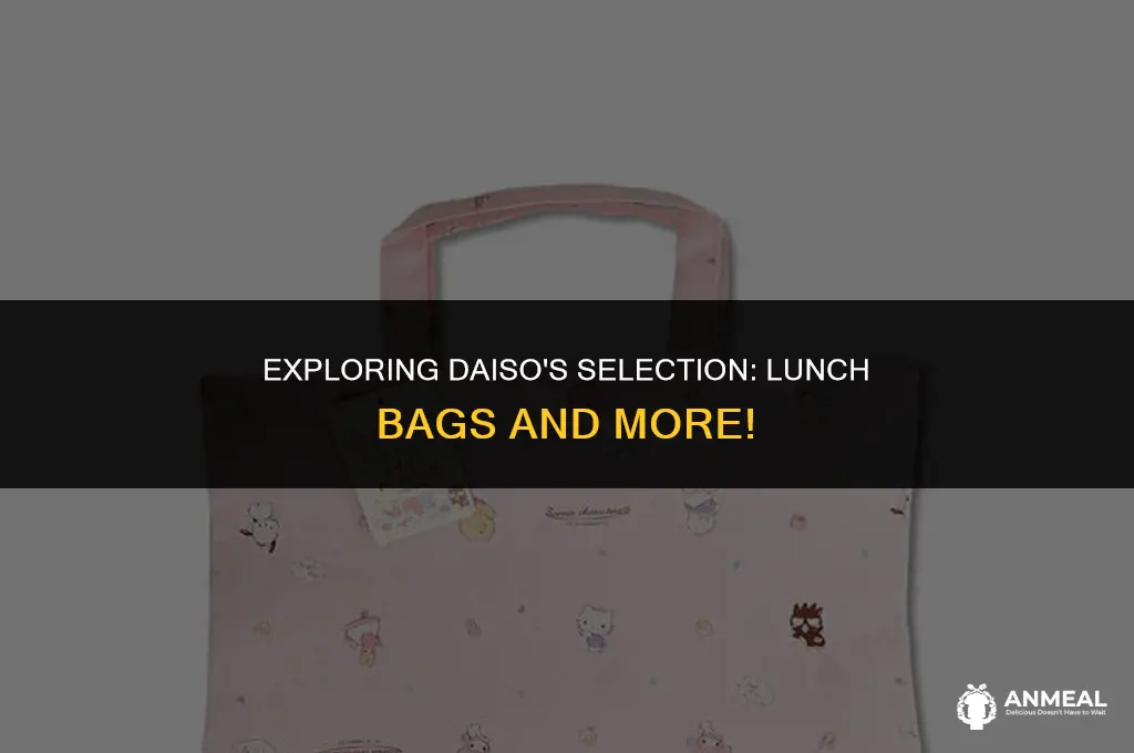 does daiso sell lunch bags