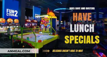 Dave & Buster's Lunch Specials: A Midday Entertainment and Dining Deal