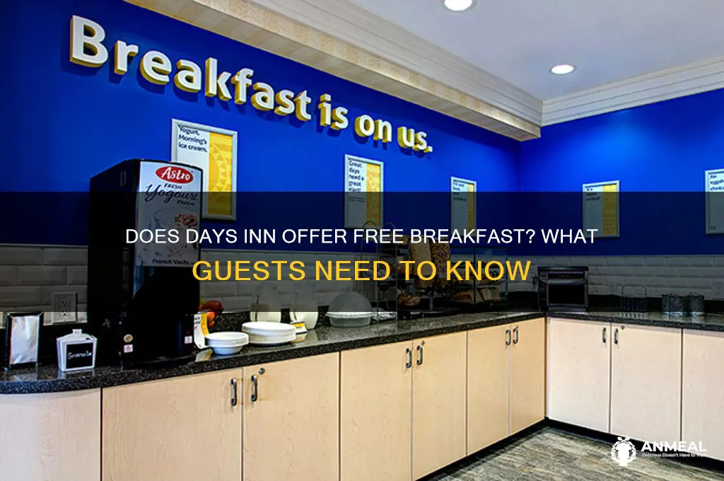 does days inn have breakfast