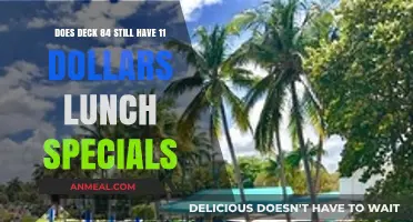Deck 84's Lunch Specials: Still Just $11?