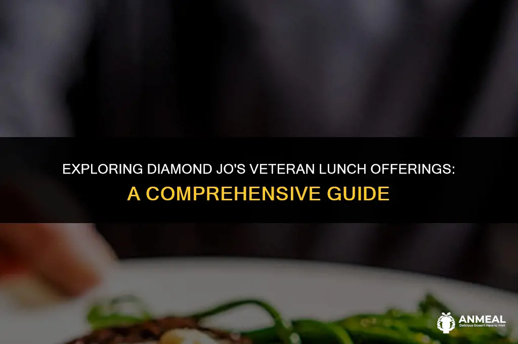 does diamod jo have veteran lunch