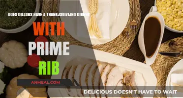 Dillon's Thanksgiving Prime Rib Dinner: Is It on the Menu?
