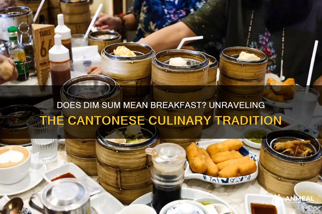 does dim sum mean breakfast
