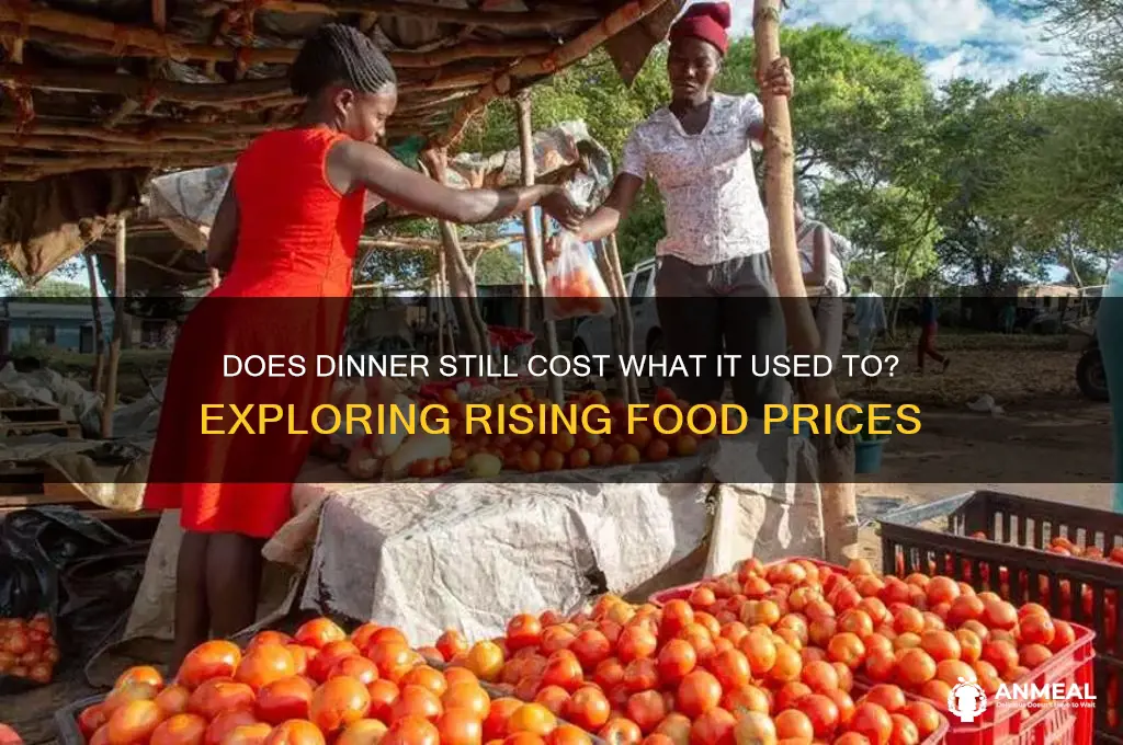 does dinner still cost