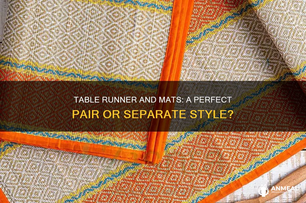 does dinner table runner and table mats go together