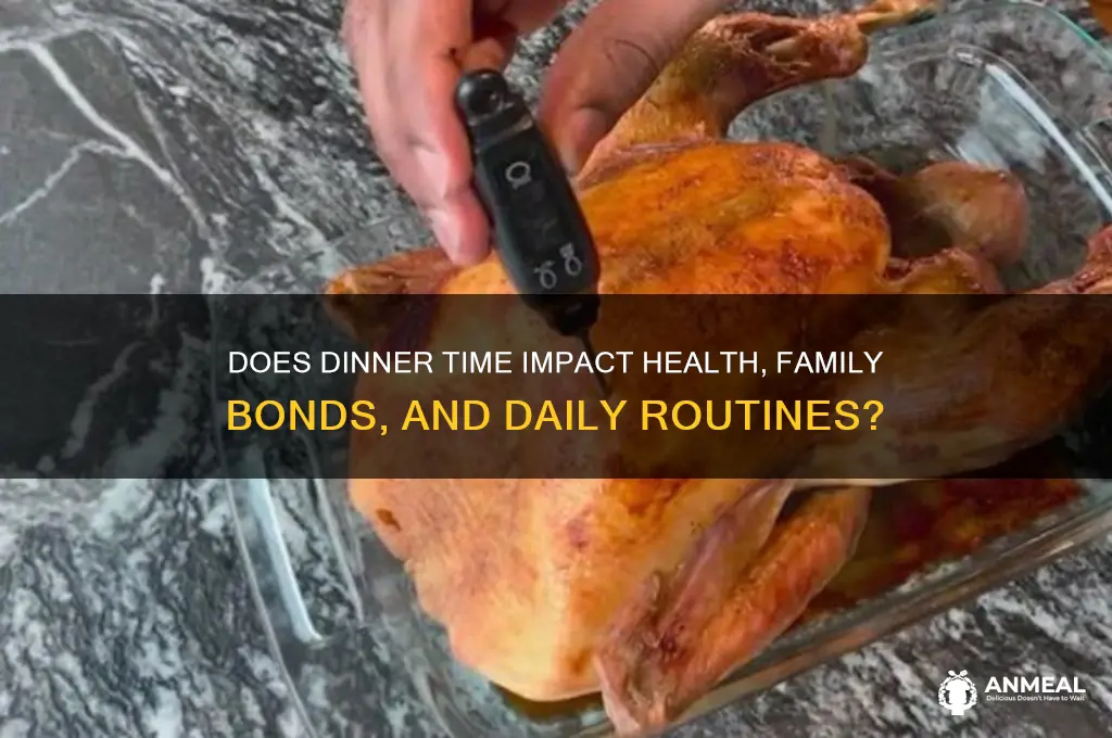 does dinner time matter