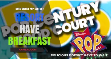 Disney Pop Century Resort Breakfast Options
