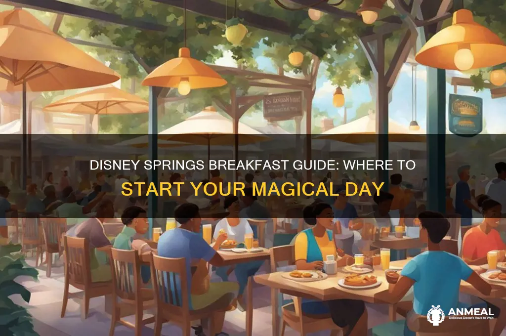 does disney springs have breakfast