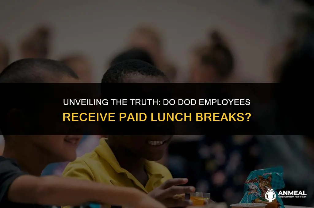 does dod get paid lunch