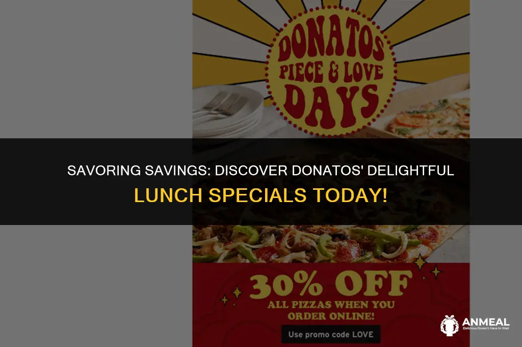 does donatos have lunch specials
