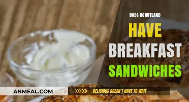 Does Donutland Serve Breakfast Sandwiches? A Morning Menu Review