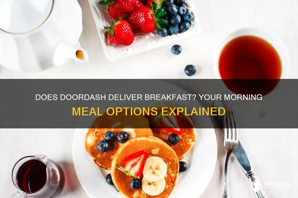 does door dash deliver breakfast