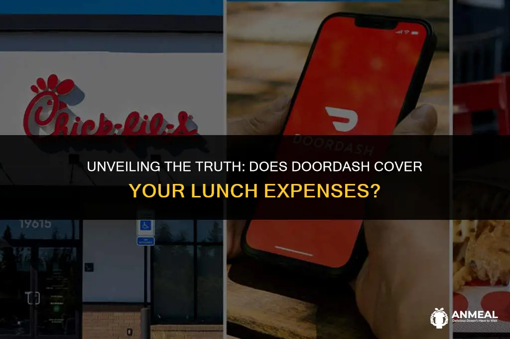 does doordash pay for lunch